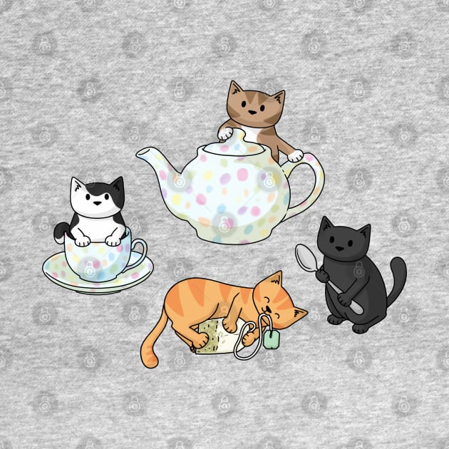 Tea cats by Doodlecats 